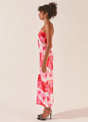 Love Me More Maxi Dress - Pink Rose