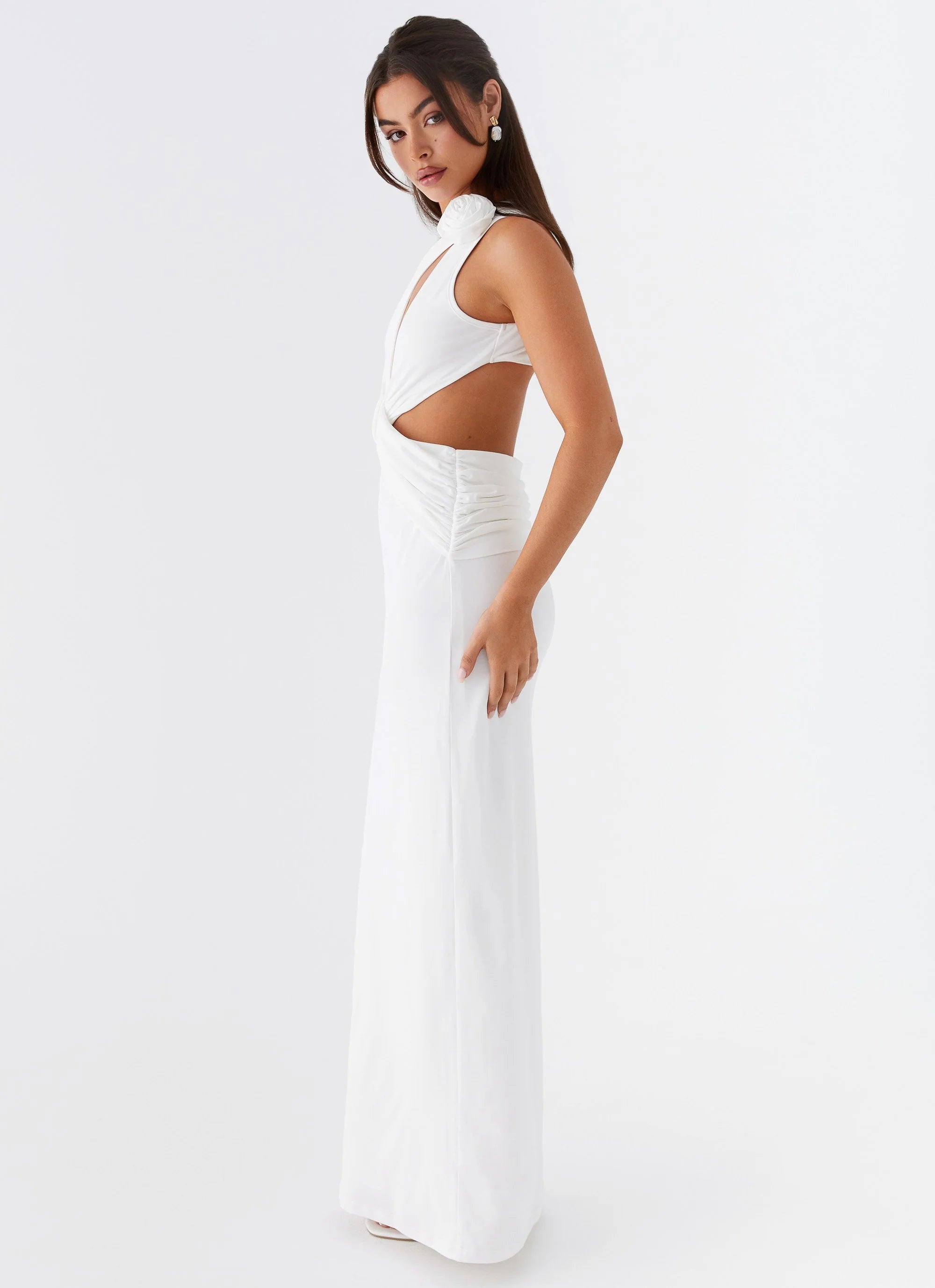 Lovesome Rosa Maxi Dress - White