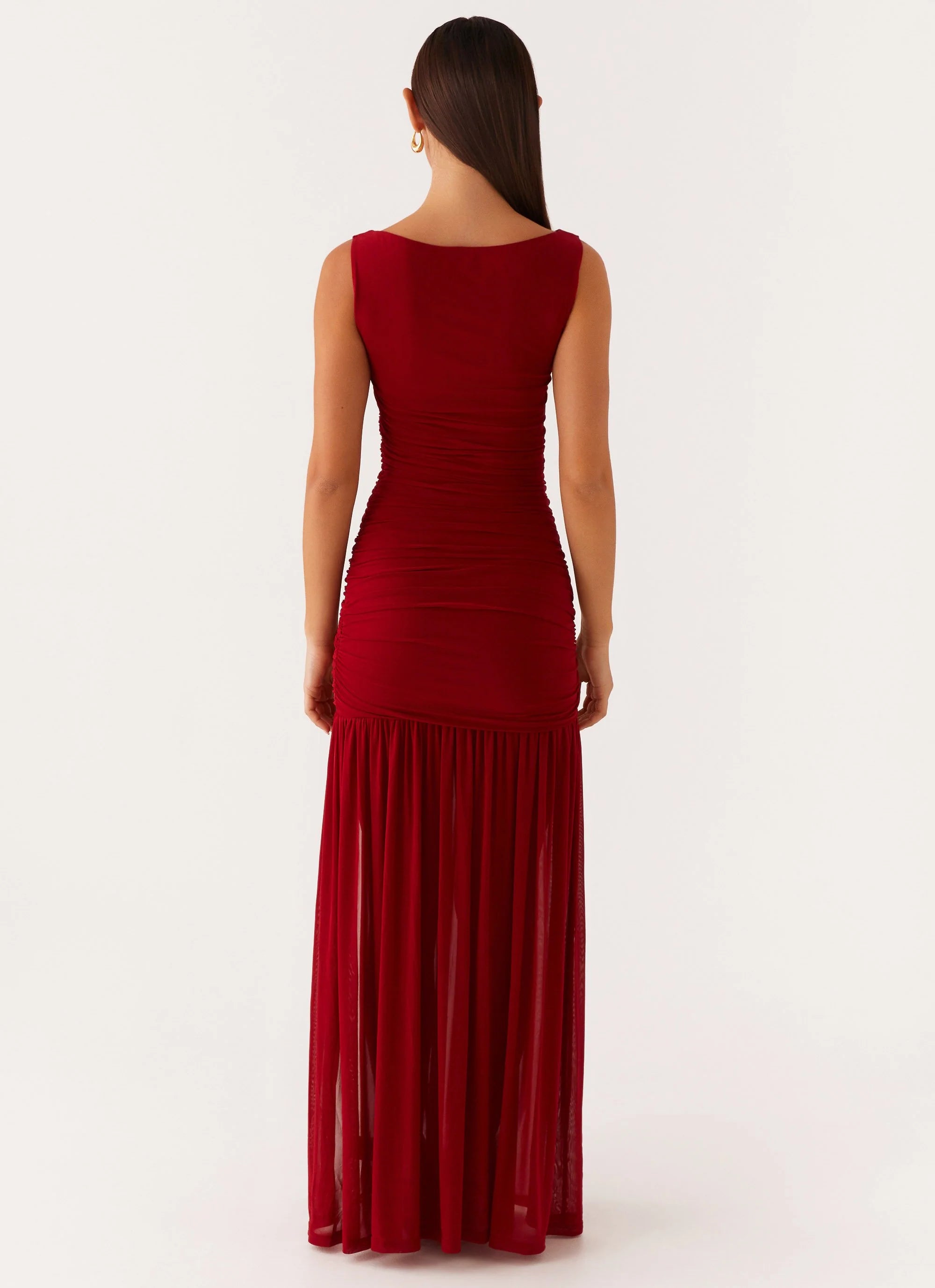 Manon Maxi Dress - Red