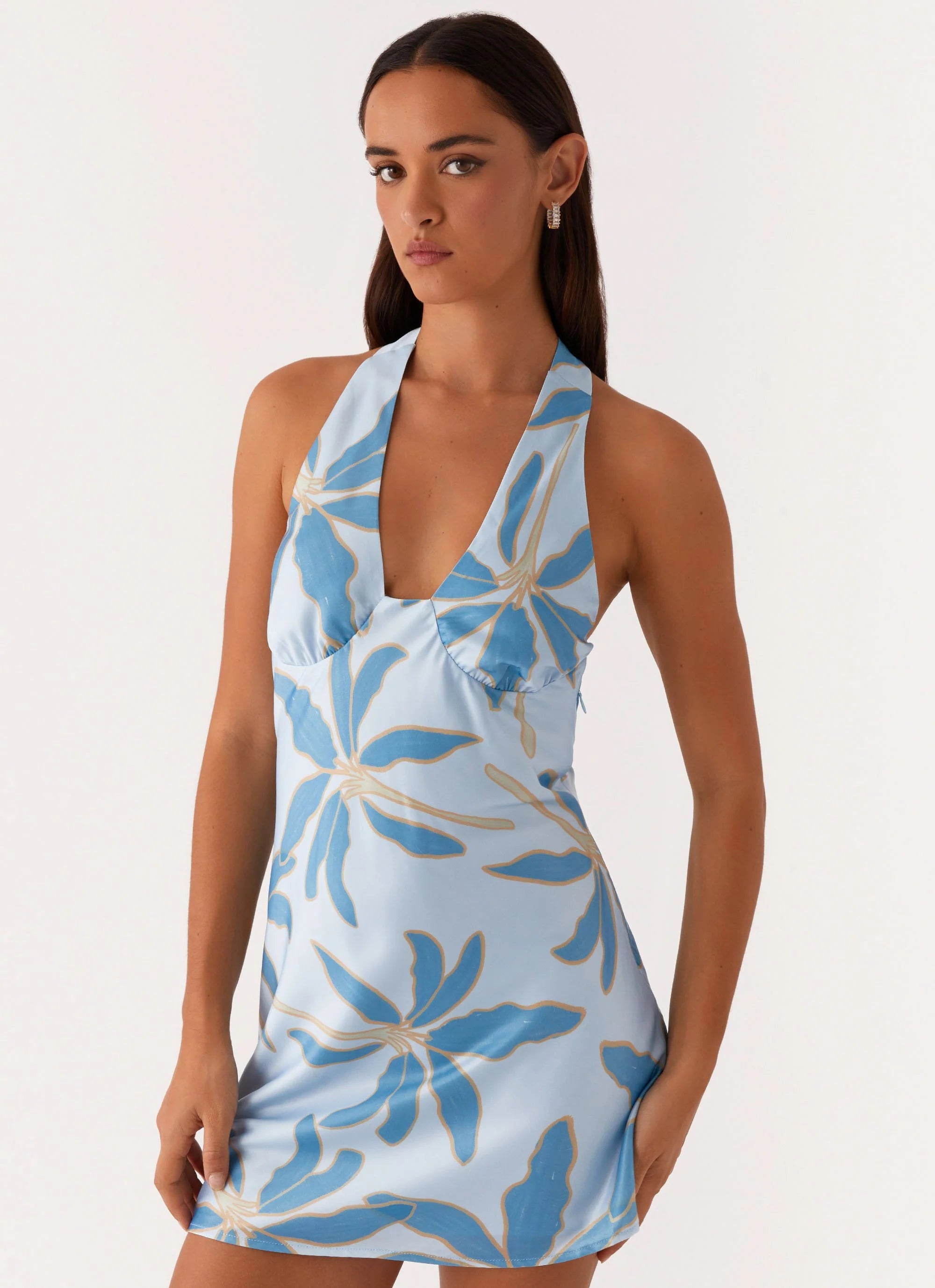 Miss Summer Mini Dress - Opulent Blue