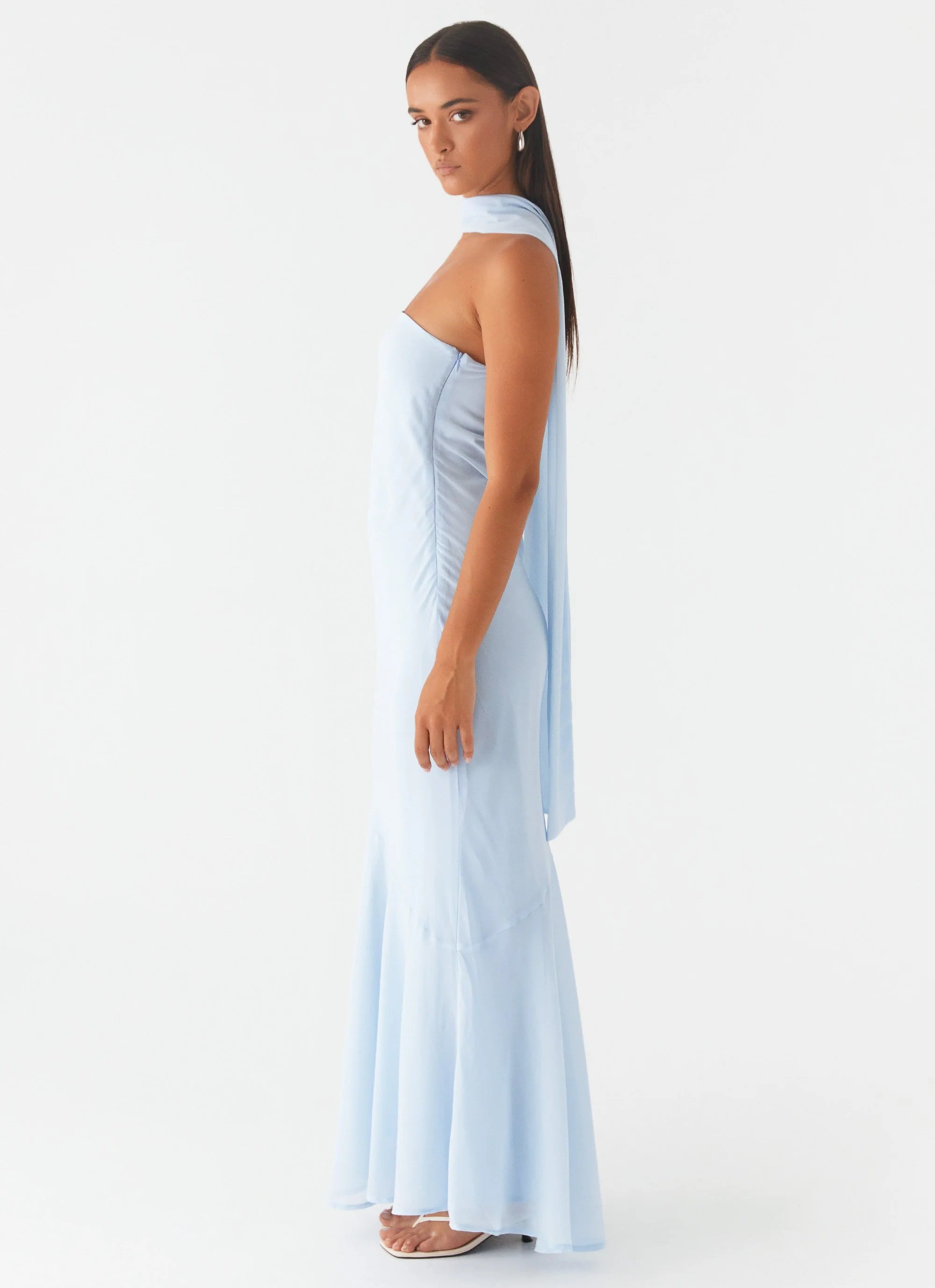 Under The Pagoda Maxi Dress - Blue