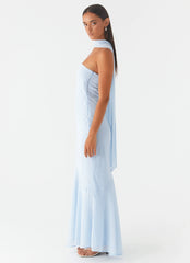 Under The Pagoda Maxi Dress - Blue