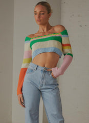 Copacabana Crochet top - Rainbow