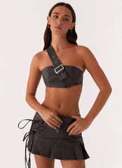 Wild Instincts Bandeau Top - Fawn