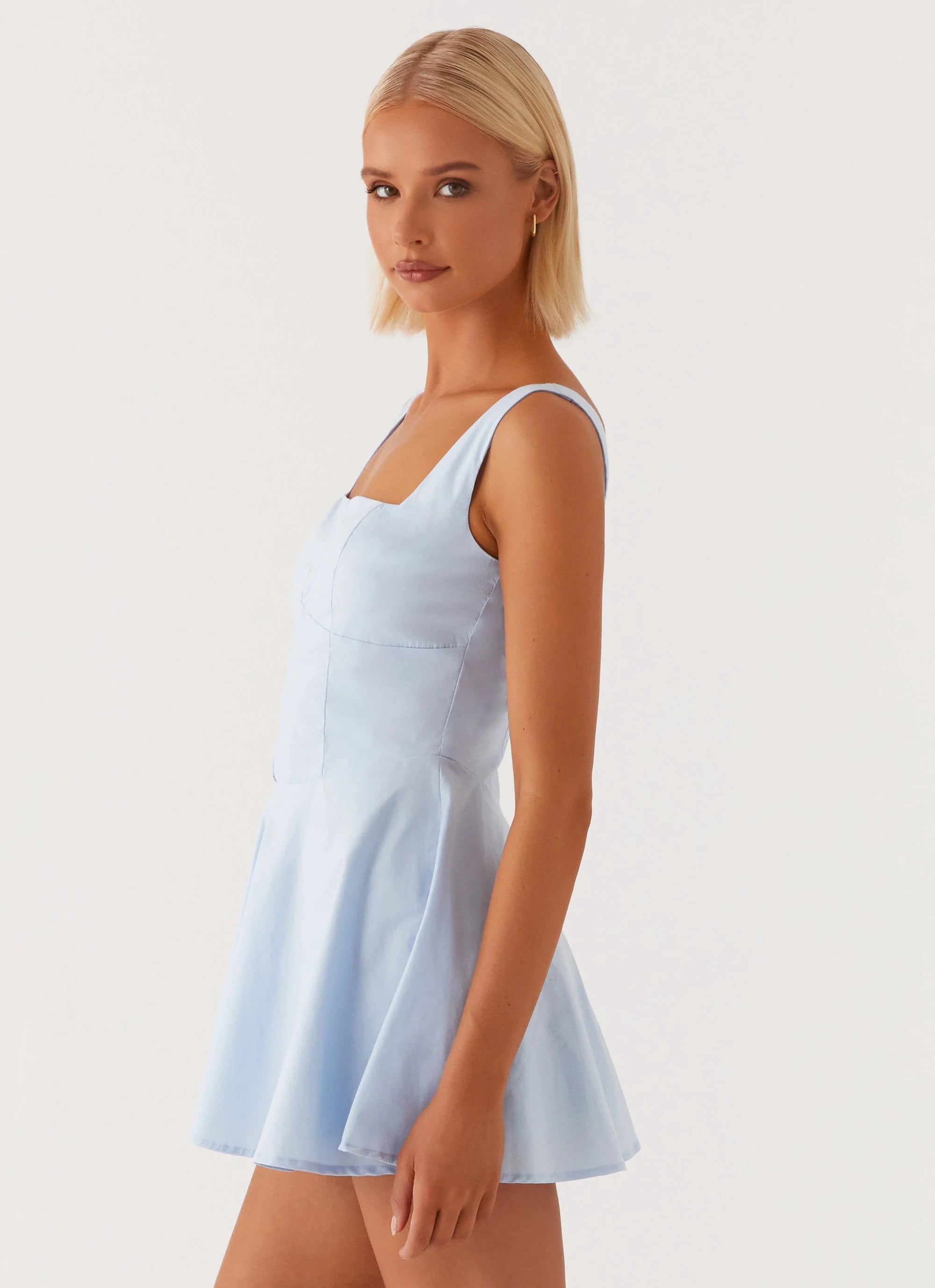 The Isle Mini Dress - Blue