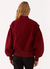 Alabama Bomber Jacket - Red