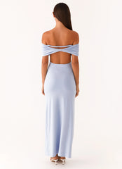 Normani Maxi Dress - Pale Blue