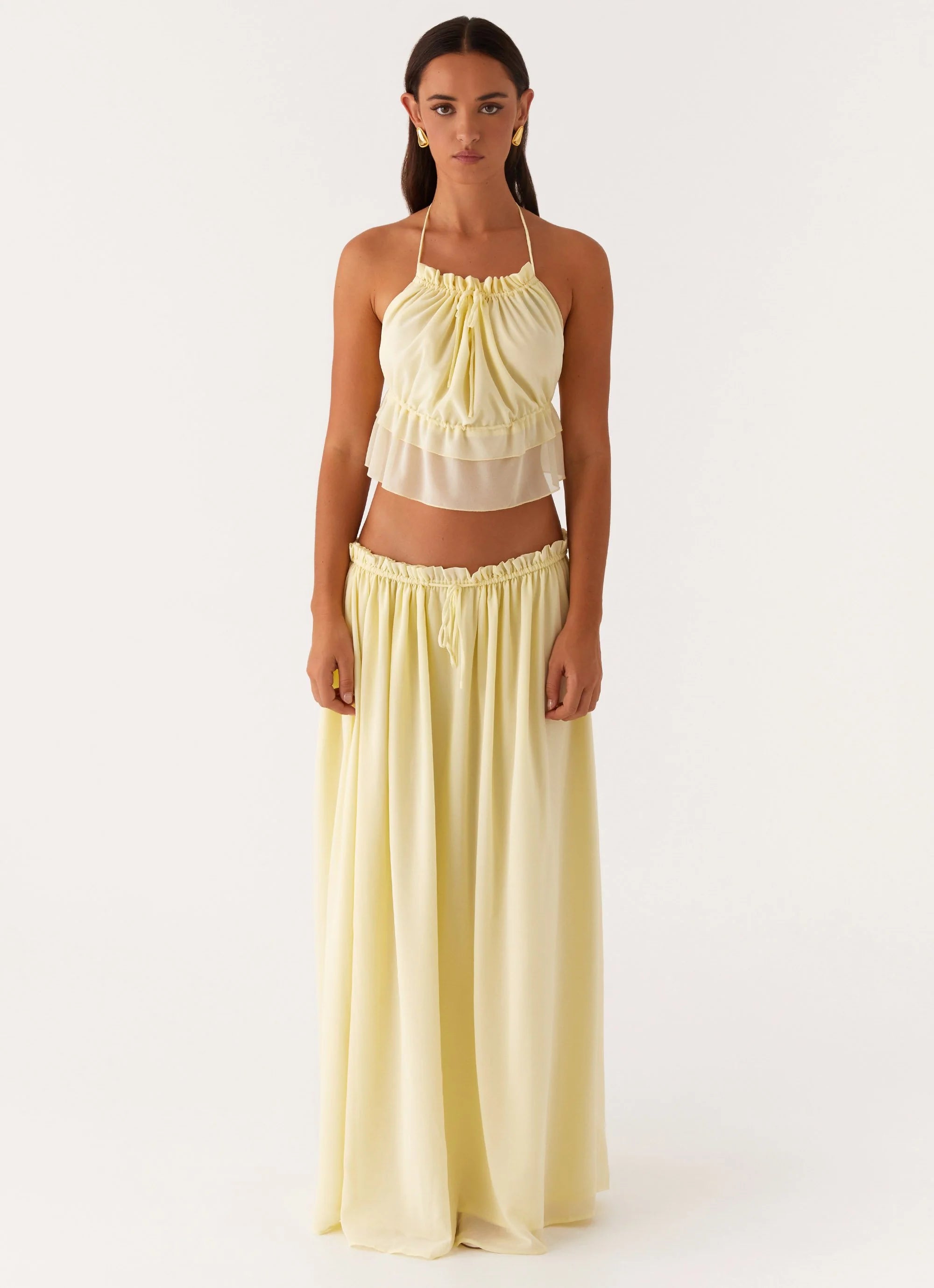 Zaya Backless Top - Yellow