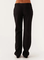 Britley Fitted Trouser - Black