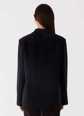 Into The Dark Oversized Blazer - Black