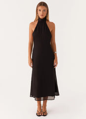 Emmalyn Midi Dress - Black