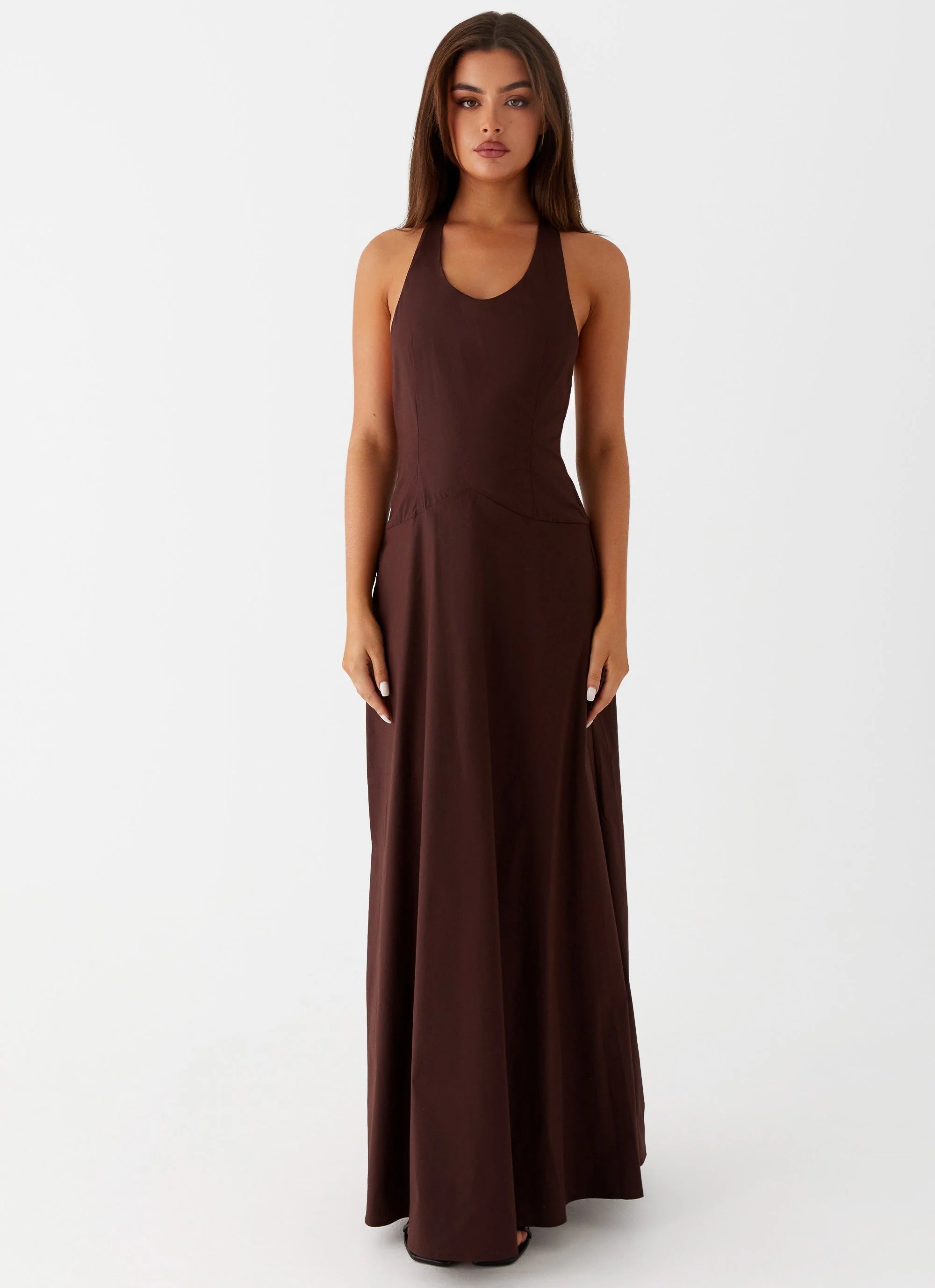 Vestige Maxi Dress - Chocolate