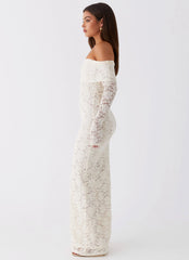 Yours Always Lace Maxi Dress - Ivory