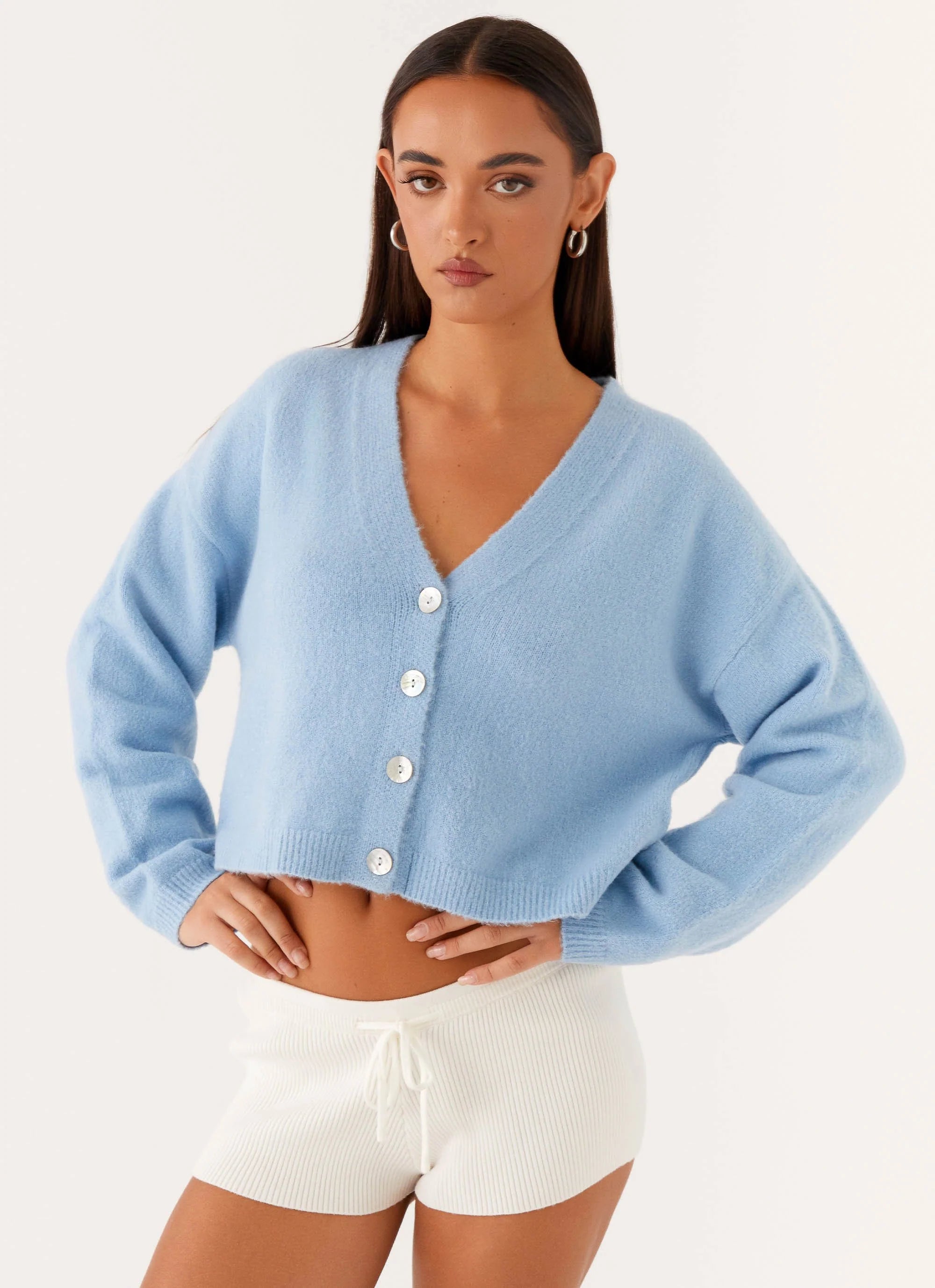 Lenka Oversized Cardigan - Blue