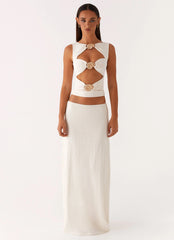 Lagoon Cut Out Top - Ivory