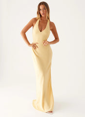 Angie Maxi Dress - Yellow