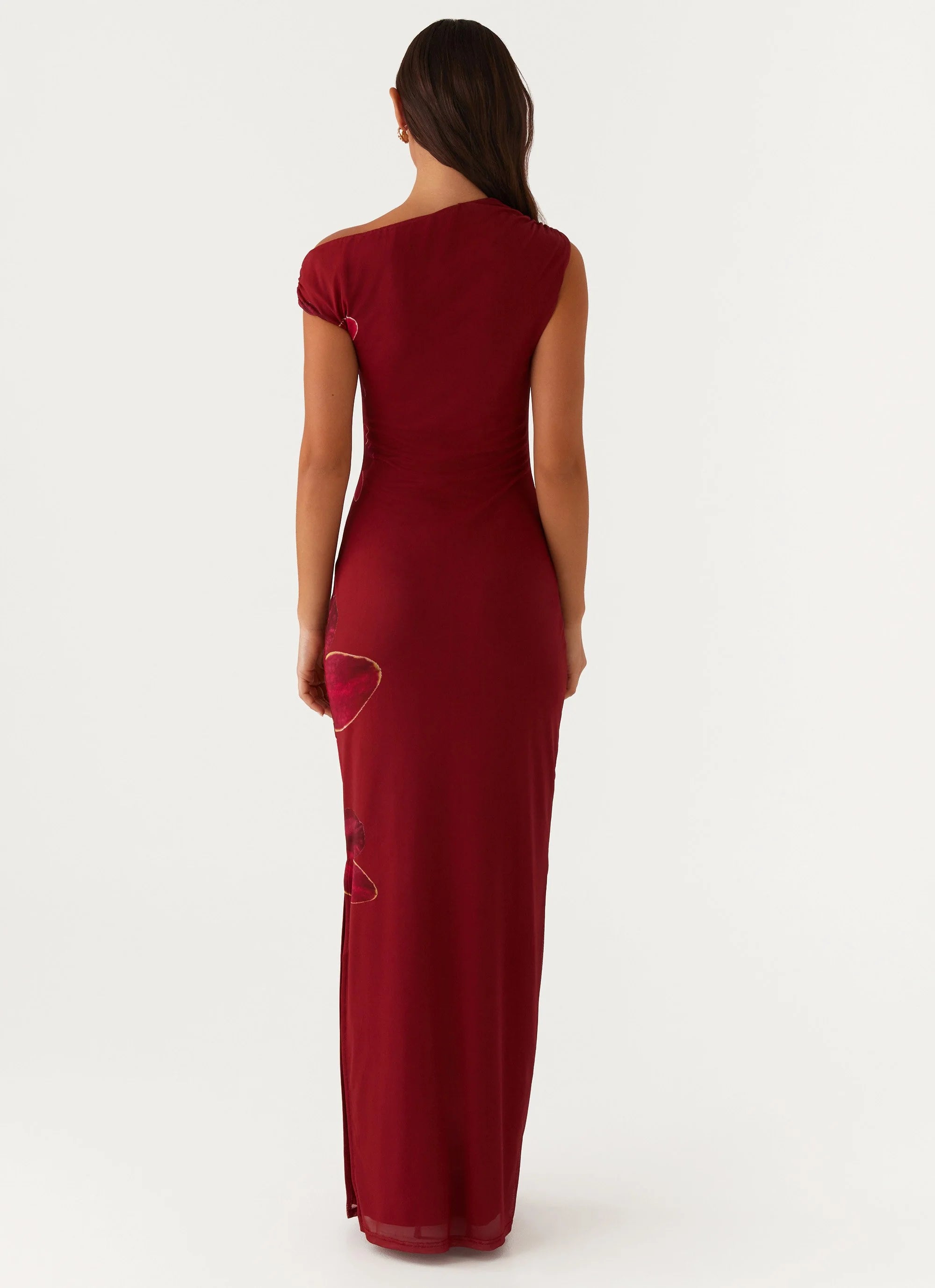 Showtime Maxi Dress - Maroon