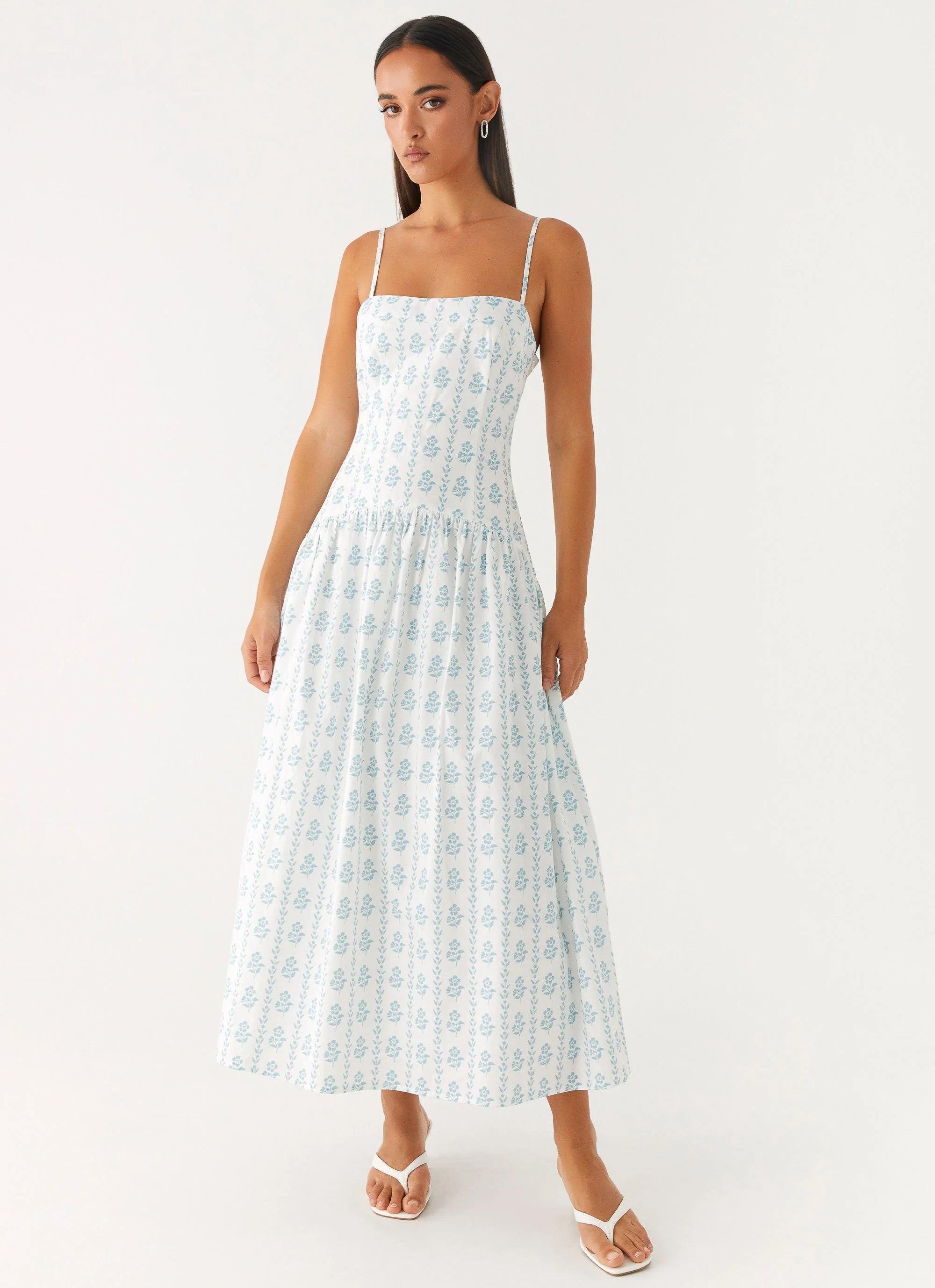 Amelie Midi Dress - Sweet Daydream Print