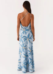 Drifting Apart Maxi Dress - Opulent Blue