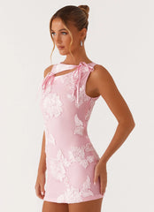 Portia Mini Dress - Pink