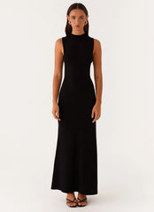 Prove It Knit Maxi Dress - Black