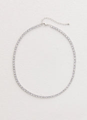 Dulcie Choker Necklace - Silver