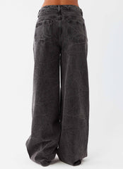 Stacey Denim Jeans - Washed Black