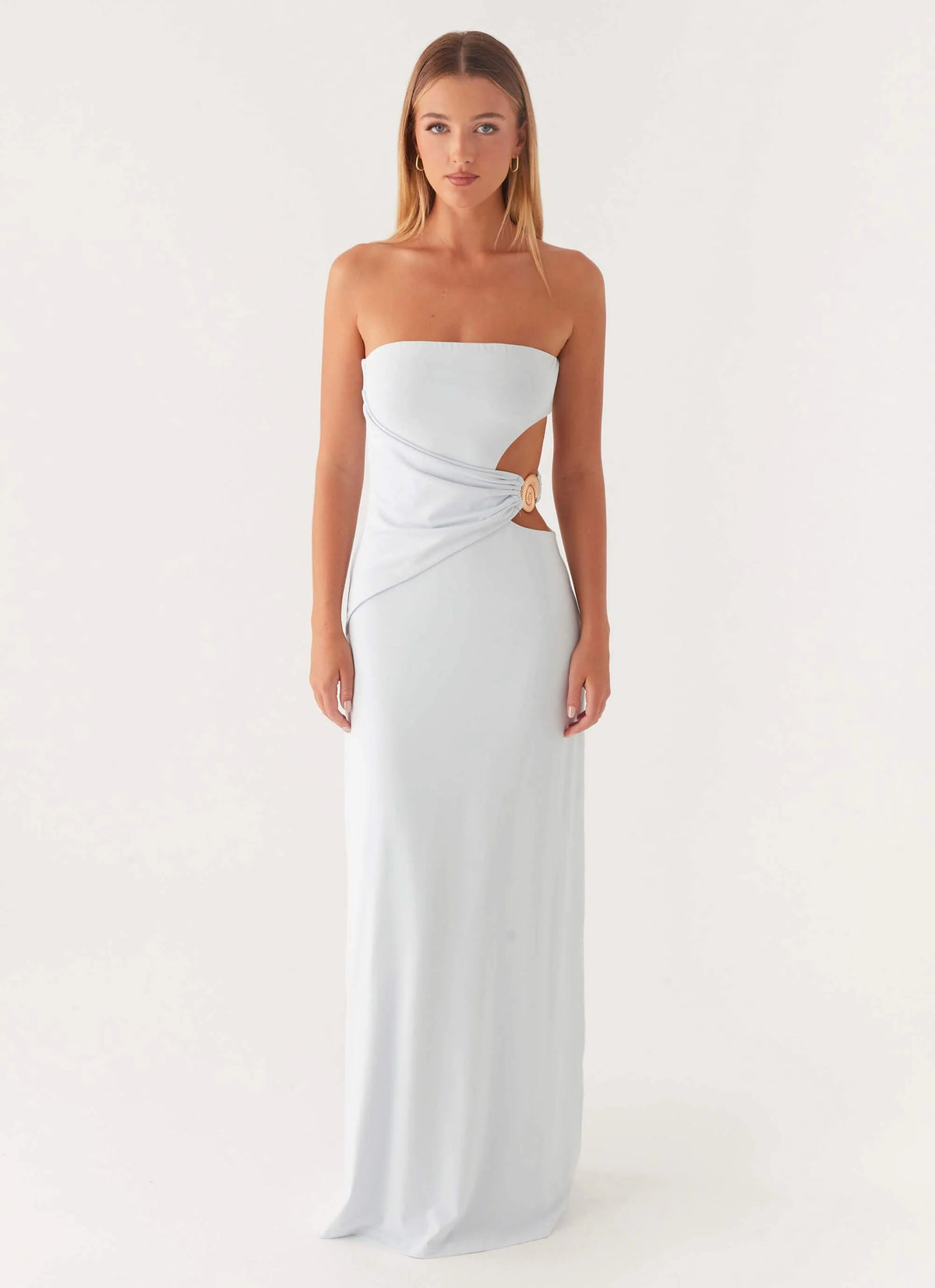 Anetta Maxi Dress - Pale Blue