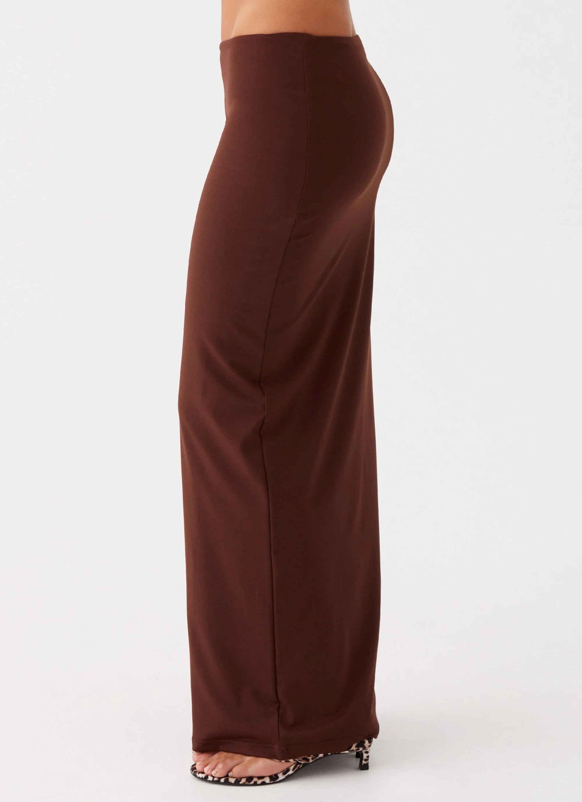 Solace Soul Maxi Skirt - Chocolate