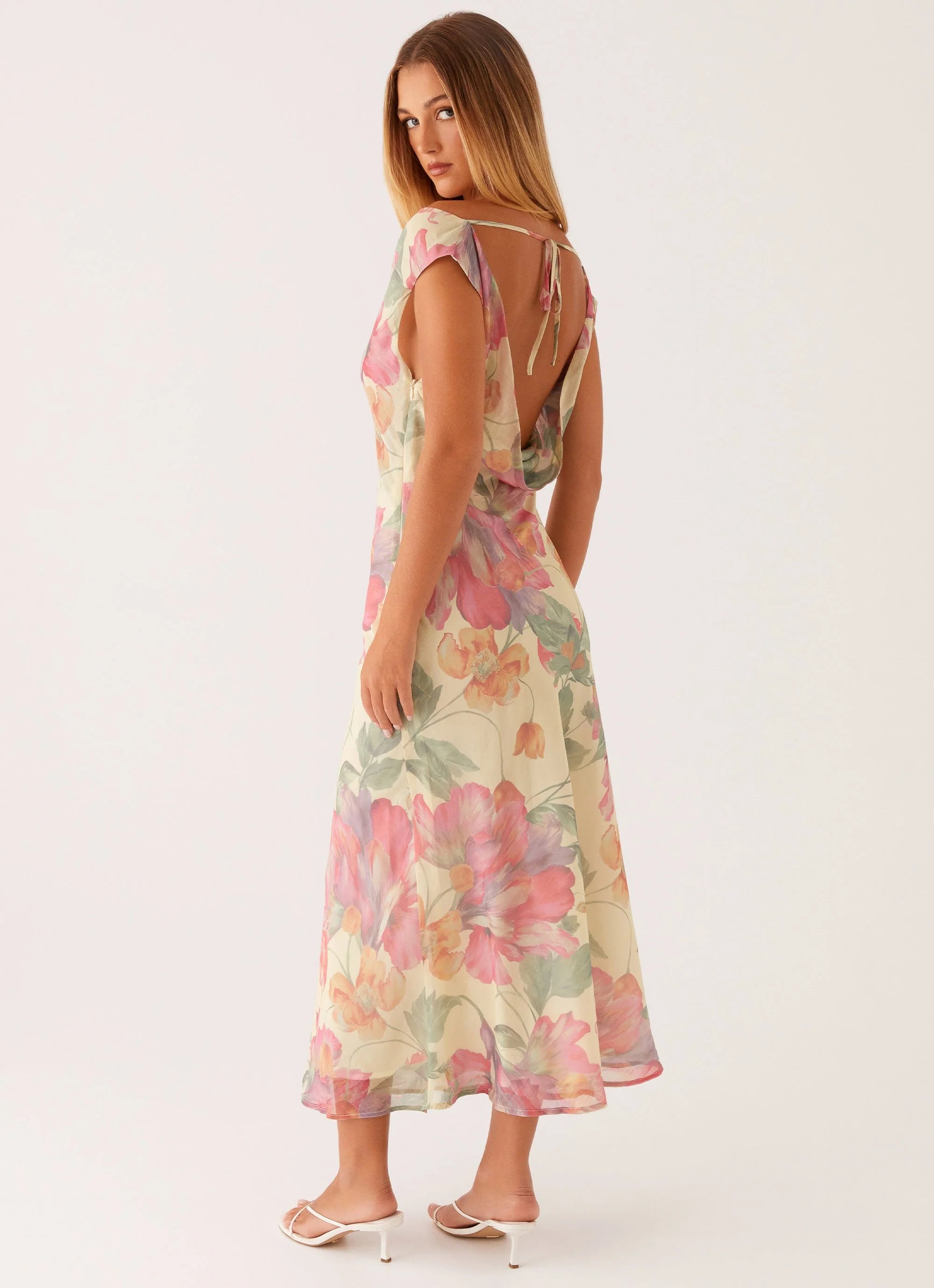 Role Model Maxi Dress - Yellow Peony