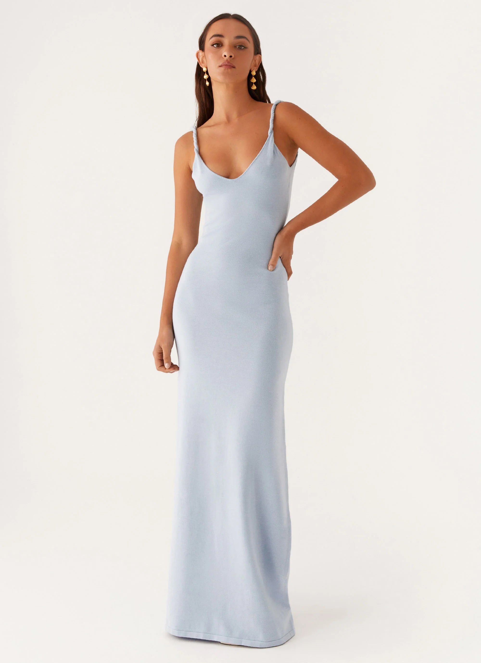 Anastasia Maxi Dress - Blue