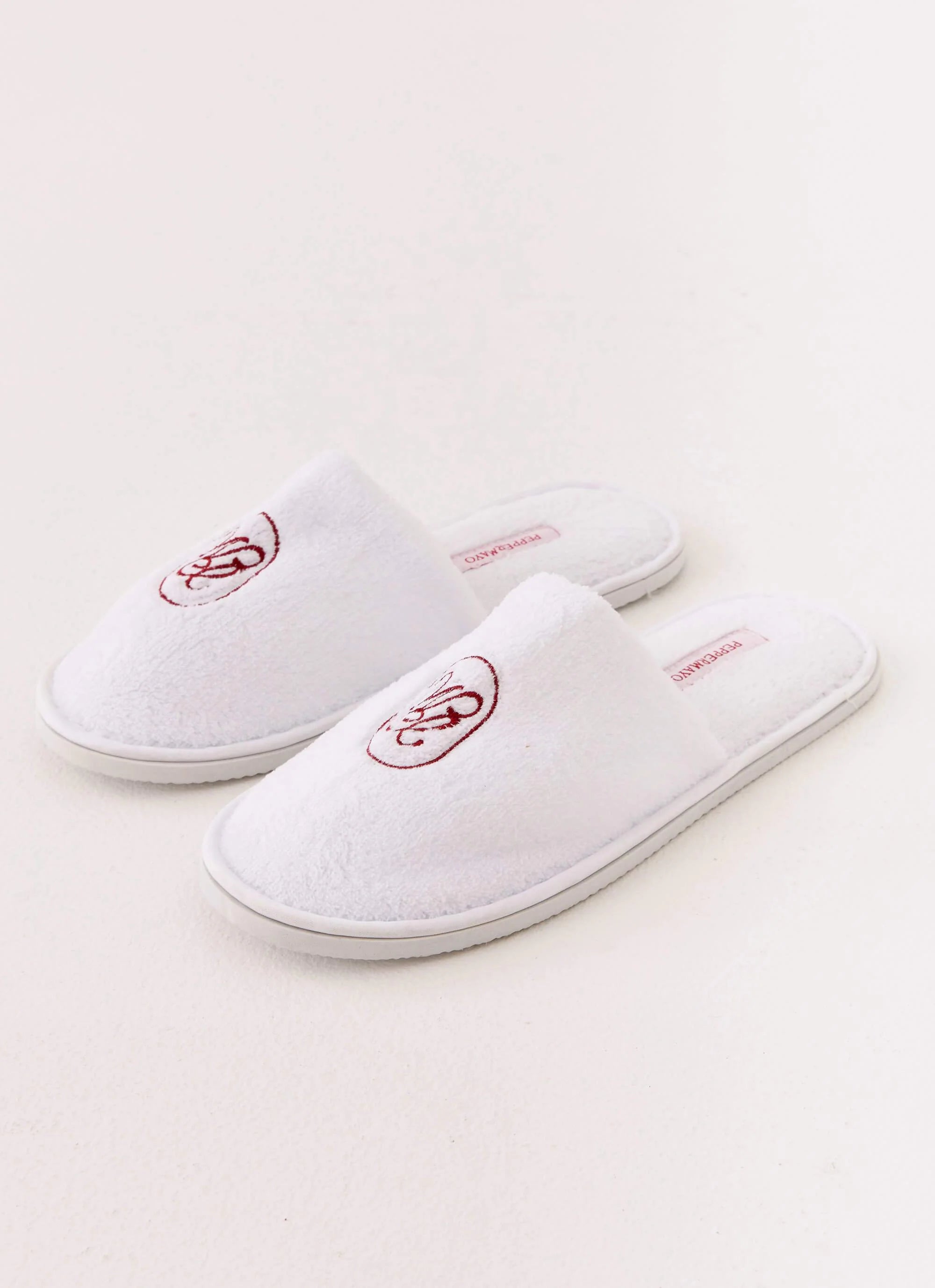 Galaxycond Branded Slippers - White