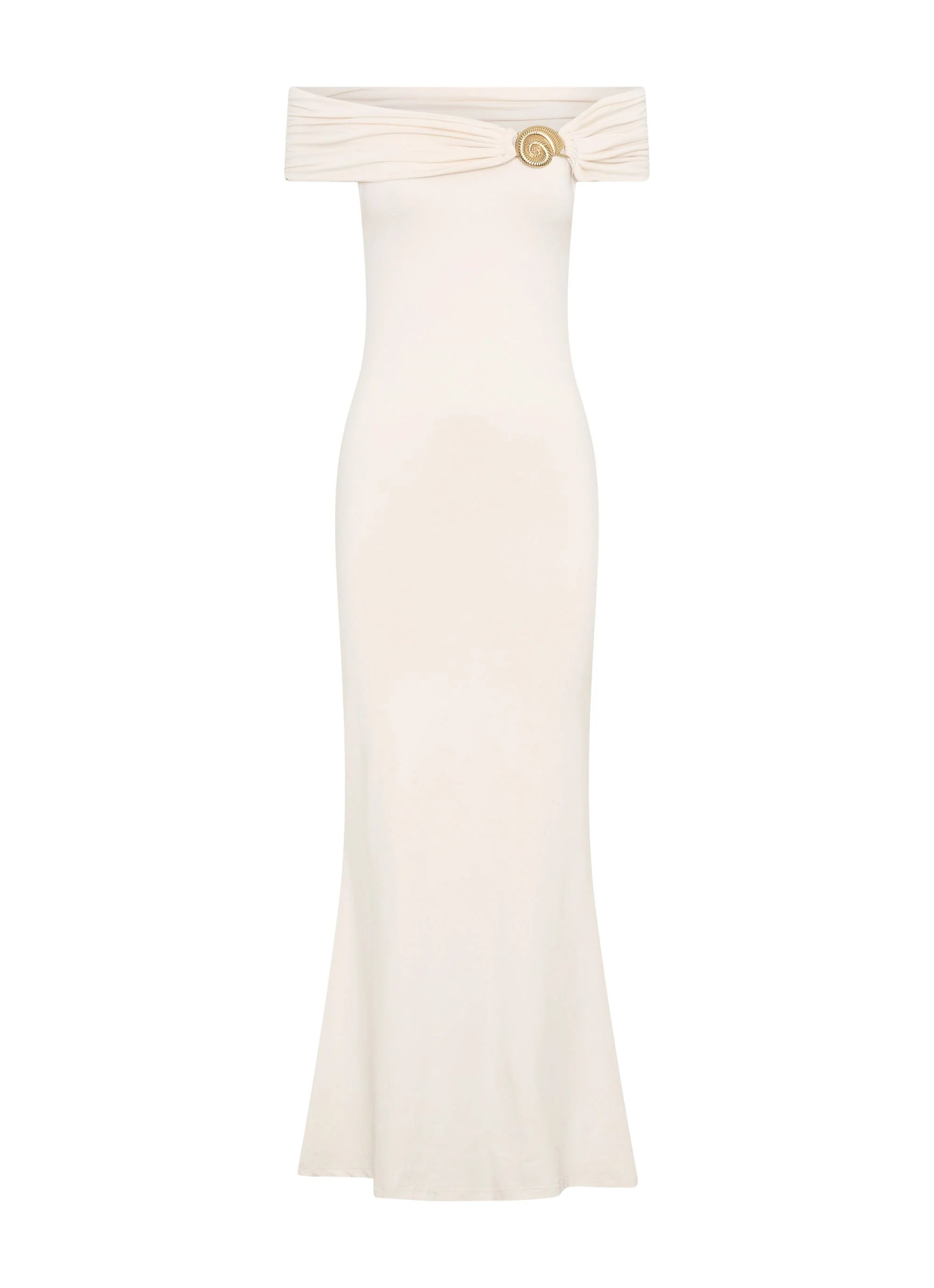 Illusion Maxi Dress - Ivory