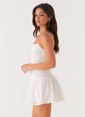 Palm Springs Mini Dress - White