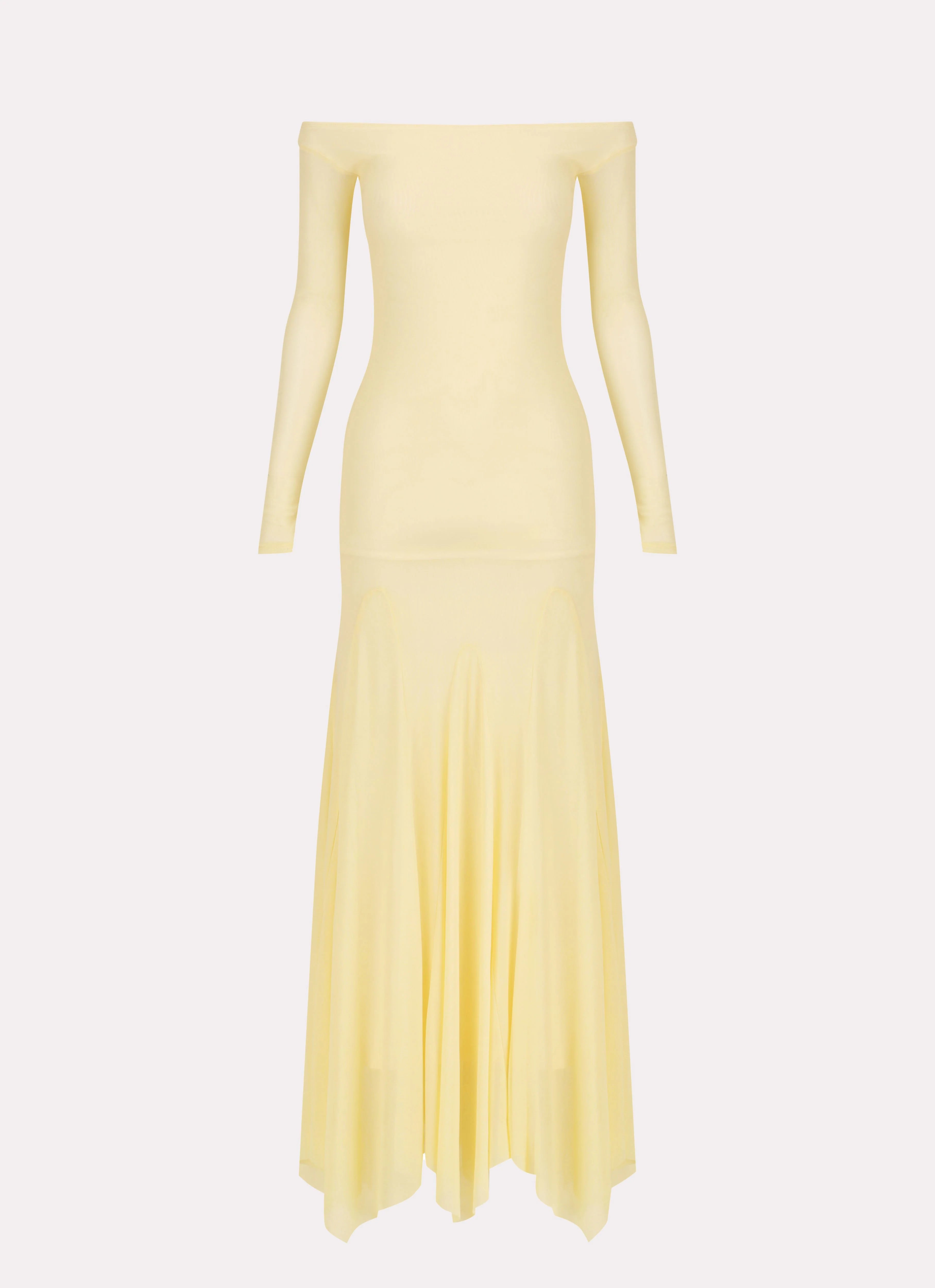 Maribel Maxi Dress - Yellow