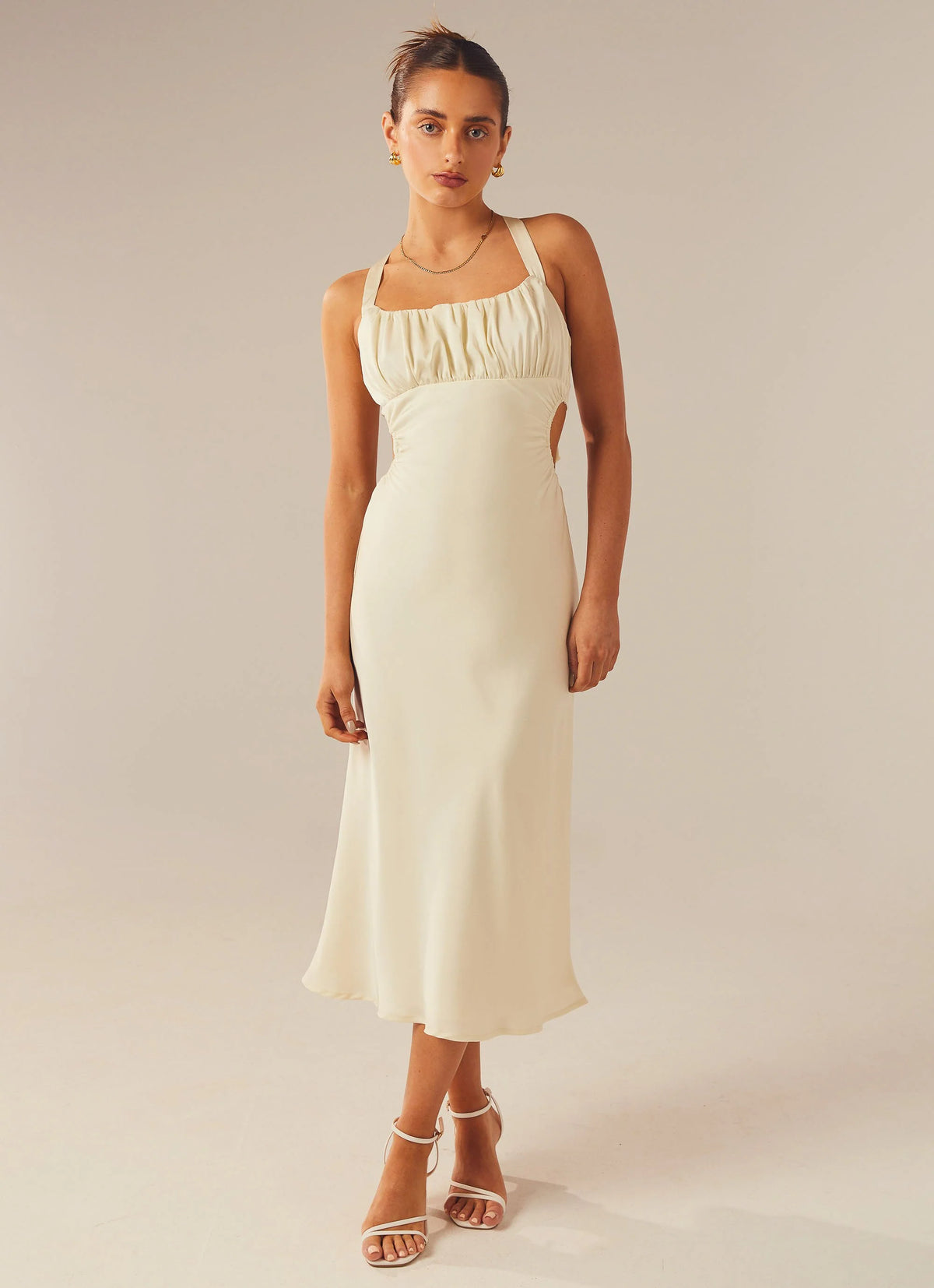 Avery Midi Dress - Ivory