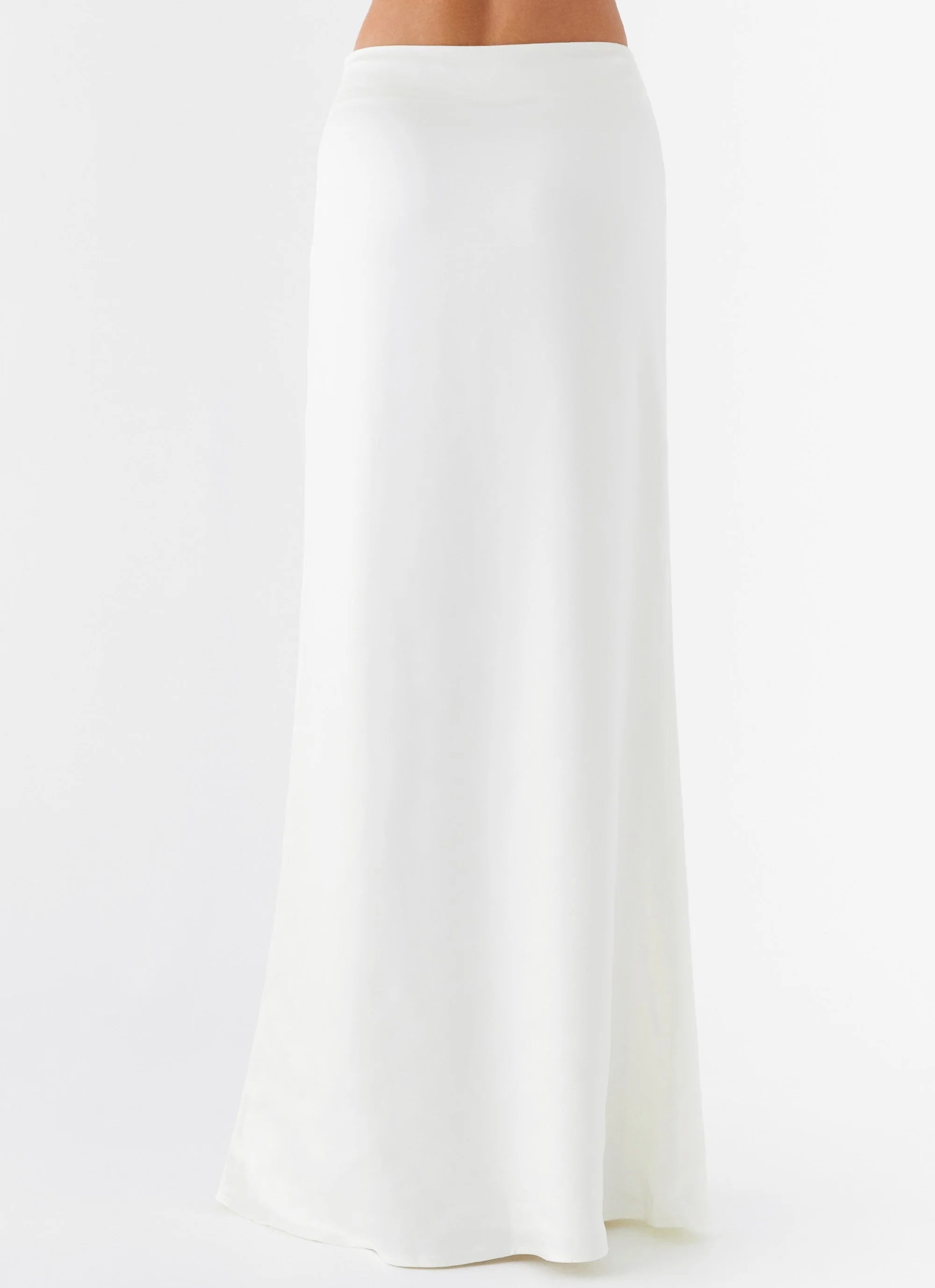 Morgan Low Rise Maxi Skirt - Ivory