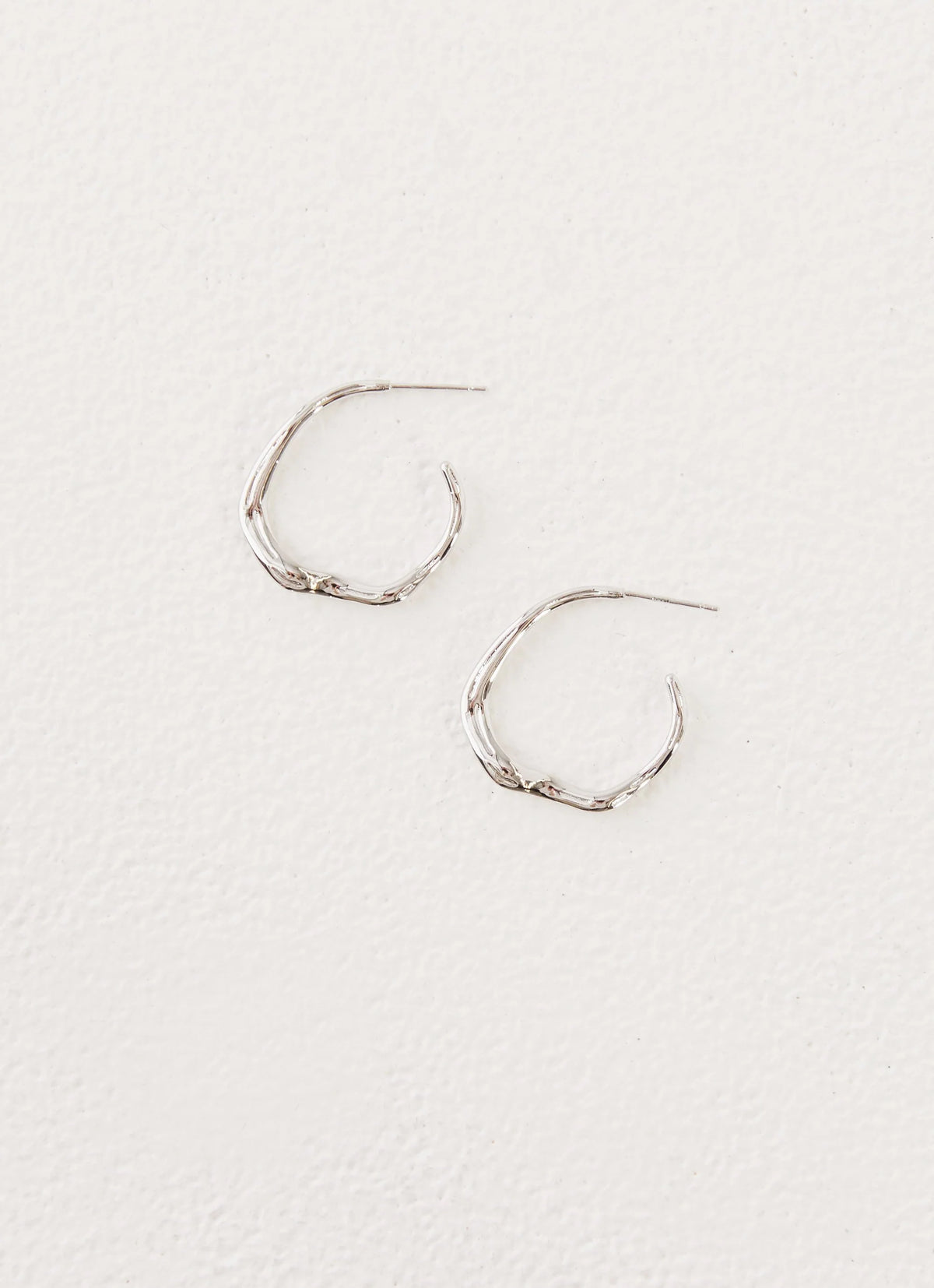 Etta Hoop Earrings - Silver