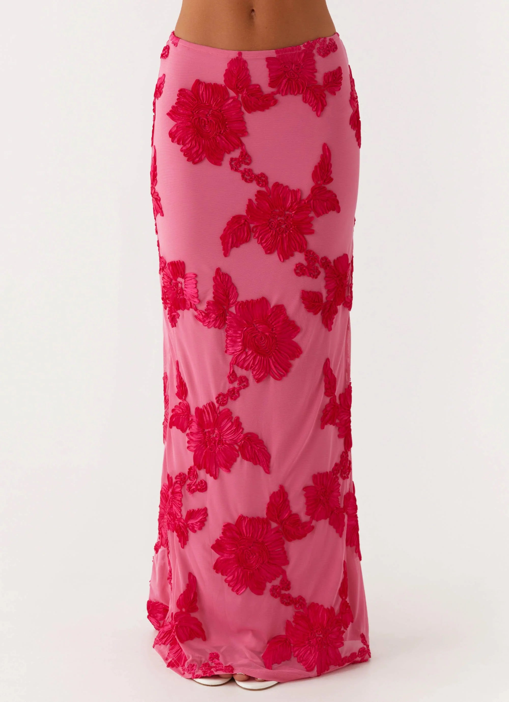 Radiate Maxi Skirt - Pink