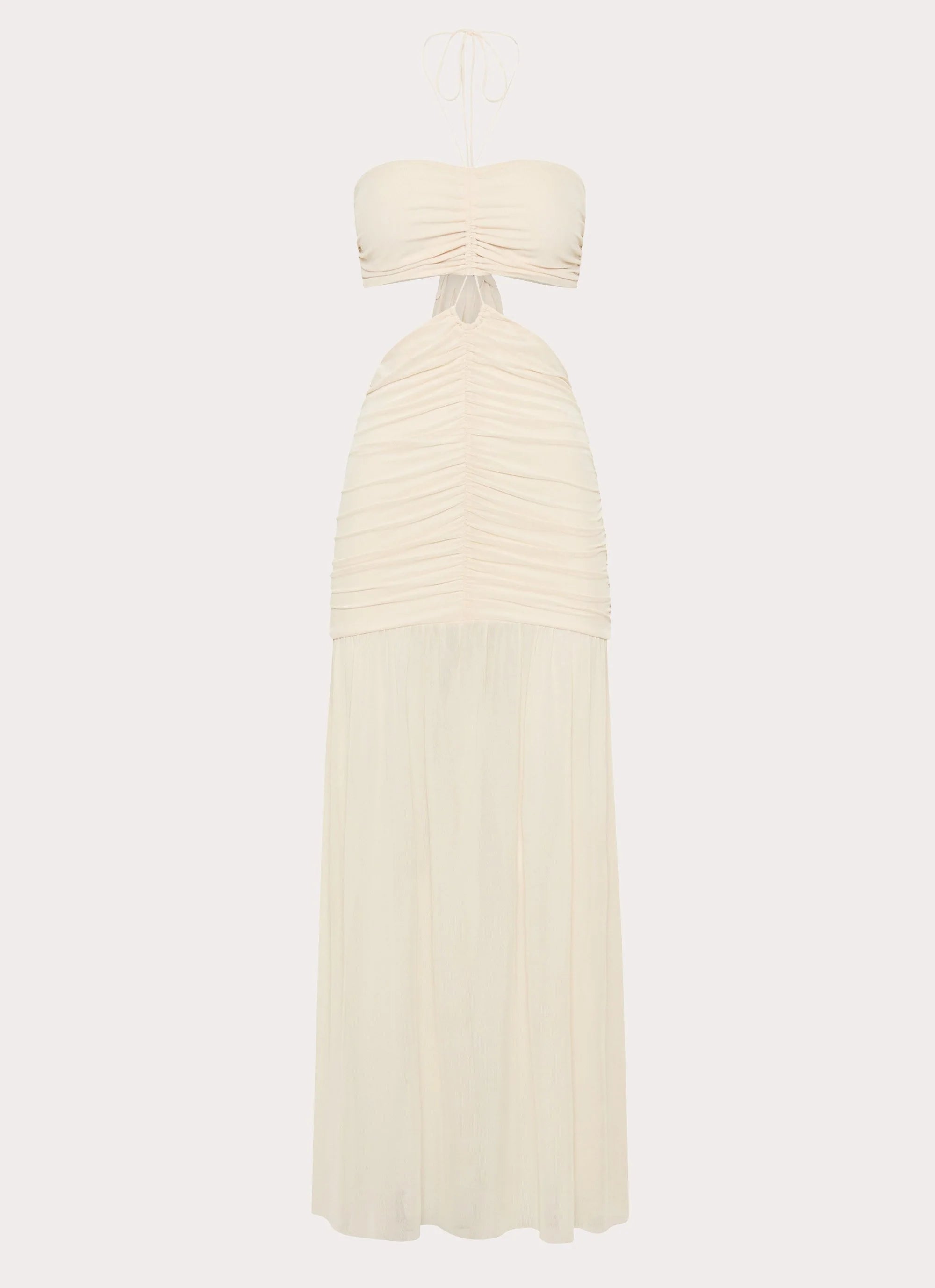 Clover Cut Out Maxi Dress - Lemon