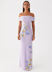 Yvonne Maxi Dress - Lavender