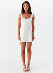 Rowena Mini Dress - White