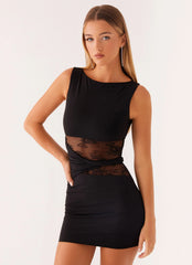 Echo Mini Dress - Black