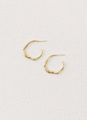 Etta Hoop Earrings - Gold