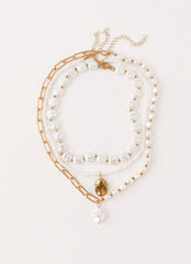 Minnie Necklace - Pearl