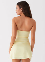 Tianna Mini Dress - Yellow