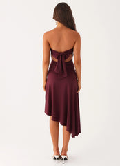 Juliana Midi Dress - Mulberry