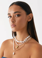 Minnie Necklace - Pearl