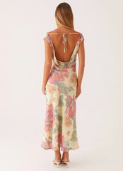 Role Model Maxi Dress - Yellow Peony