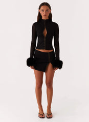 Tayanna Mini Skirt - Black